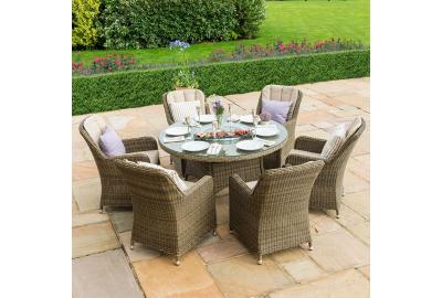 Winchester venice 6 Seat Round Dining Set - Ice Bucket
