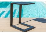 Maze Aluminium Side Table In Black Colour