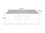 Maze Rattan Cheltenham and Cotswold Daybed Garden Furniture Cover 