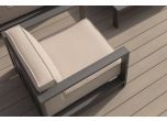 Maze - Aluminium Ibiza Armchair - Oatmeal