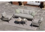 Maze - Rope Weave Monaco 3 Seat Sofa Set - Cool Linen