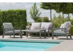 Maze New York Aluminium 2 Seat Garden Sofa Set - Dove Grey