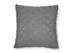 Outdoor fabric range matching scatter cushion - Quilted side (flanelle grey)
