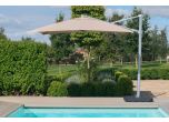 Maze - Zeus 3M Square Cantilever Parasol with LED Lights 