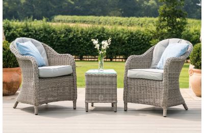 Maze Rattan Oxford 3 Piece Lounge Set - Half Round Weave