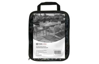 Maze - Pro 300 Outdoor Furniture Cover for 6 Seat Rectangular Dining Set