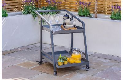 Maze Aluminium 2-tier Trolley