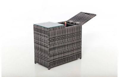 Maze Rattan Ice Bucket Side Table 