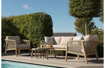Maze - Rope Weave Martinique 3 Seat Sofa Set  
