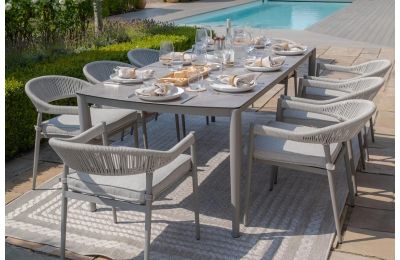 Maze - Rope Weave Florence R 8 Seat Rectangular Dining Set
