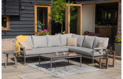 Maze - Rope Weave Florence Large Corner Sofa Set with Rectangular Coffee Table 