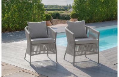 Maze - Maldives Rope Weave Pair of Dining Chairs