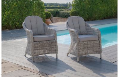 Maze - Pair of Oxford Heritage Rattan Dining Chairs