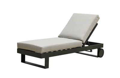 Maze - Vancouver /  New York Aluminium Sun Lounger - Dove Grey