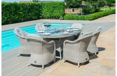 Maze rattan la 6 seater 2025 grey