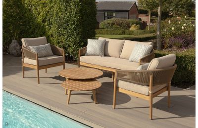 Maze - Porto Rope Weave 2 Seat Lounge Set