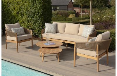 Maze - Porto Rope Weave 3 Seat Lounge Set