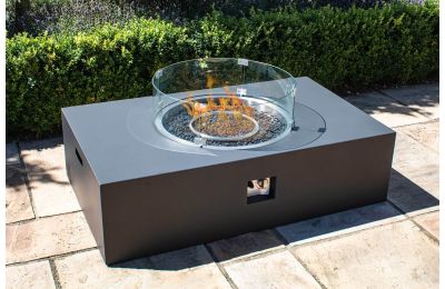 Maze Lounge - Rectangular Gas Fire Pit - 160cm x 90cm Diameter