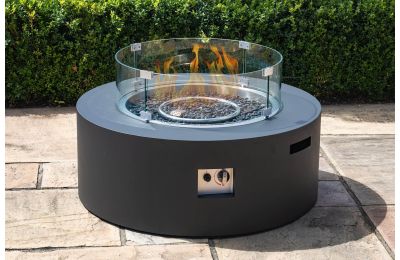 Maze Lounge - Round Gas Fire Pit 