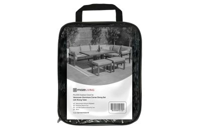 Maze - Pro 300 Outdoor Furniture Cover for Vancouver Aluminium Large Corner Dining Set with Rising Table