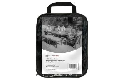 Maze Pro 300 Outdoor Furniture Cover for Vancouver Aluminium 3 Seat Sofa Set with Rising Table