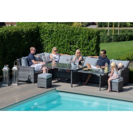 Extending kingston sales corner dining set