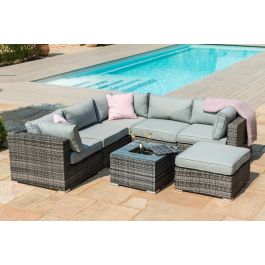 Maze Rattan London Corner Group with Ice Bucket Coffee Table