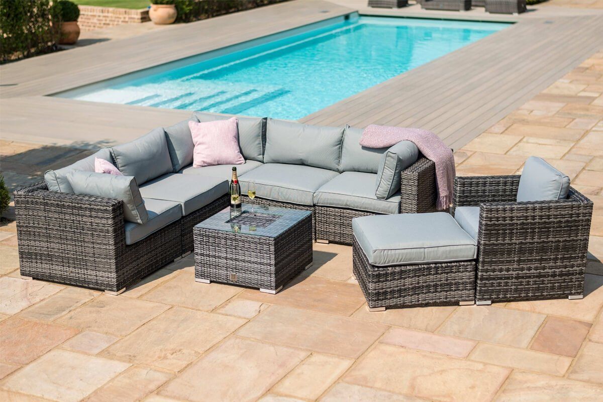 London rattan corner hotsell sofa