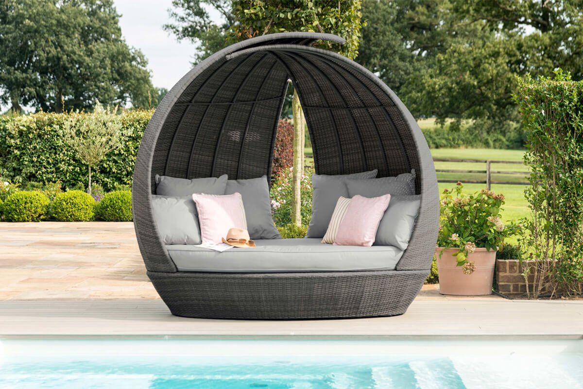Rattan garden pod cheap