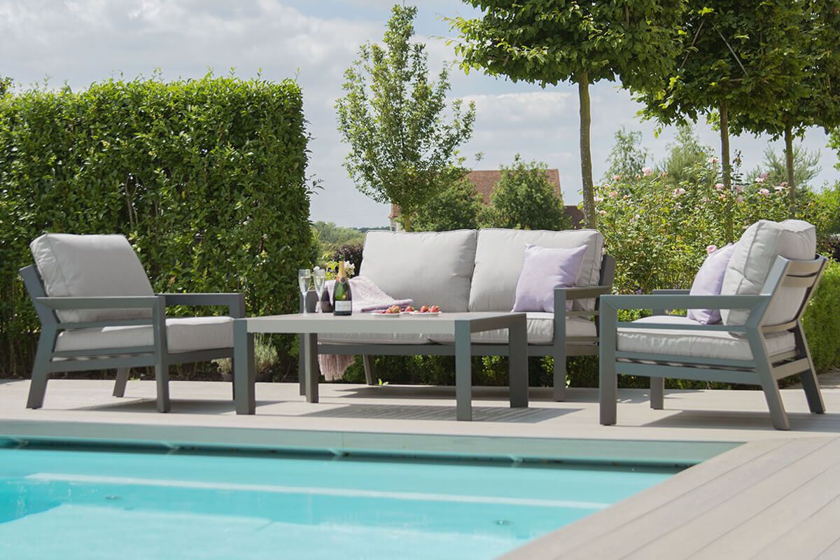Maze rattan 2 seater sofa set best sale