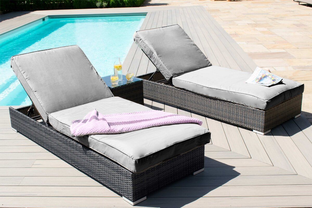 Maze Rattan Sun Loungers Rattan Recliners Rattan Furniture Fairy