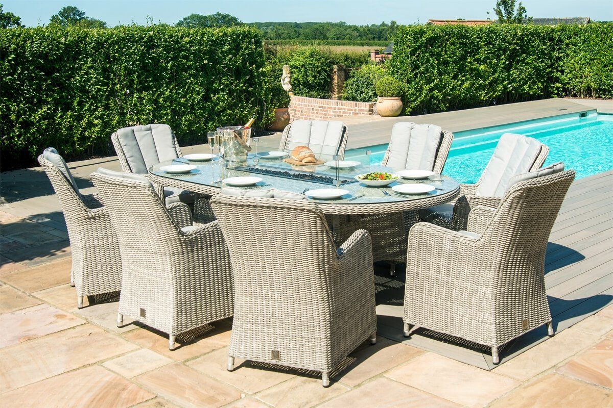 Oxford rattan outlet dining set
