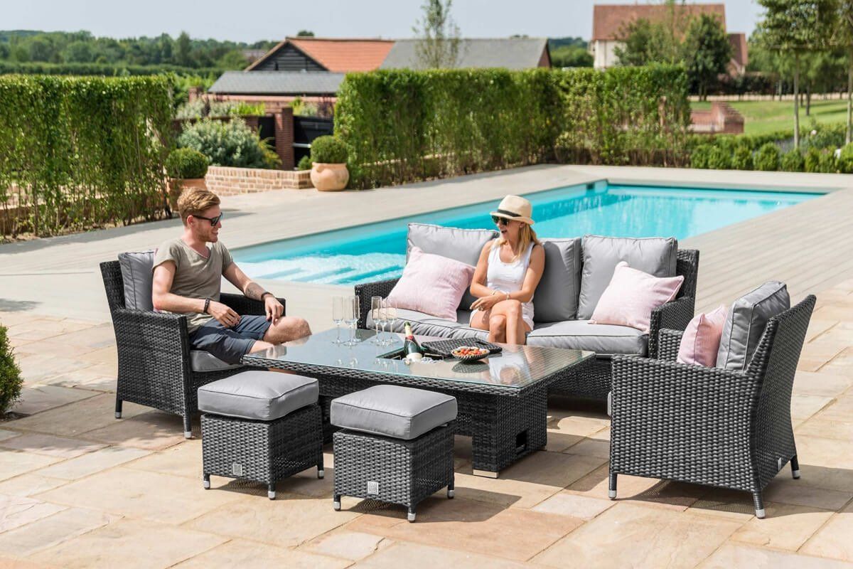 Maze rattan venice shop sofa dining set