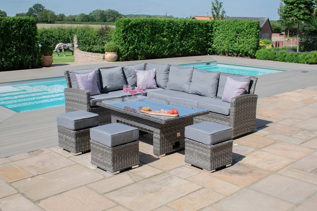 Maze rattan victoria corner dining set shop
