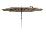 Maze Capri 2.2 x 4m Rectangular Parasol - Clay Beige
