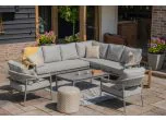 Maze - Florence Rope Weave Large Corner Sofa Set with Rectangular Coffee Table & 2 Armchairs