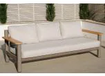 Maze - Sicily Rope Weave 3 Seat Sofa - Café