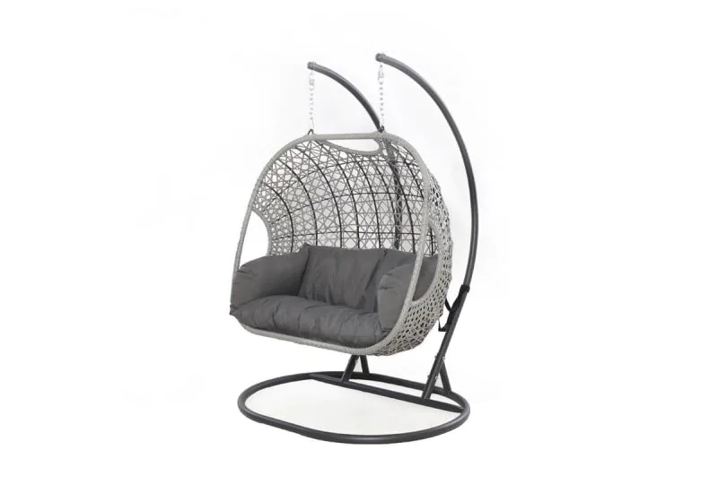 Rattan double sale swing