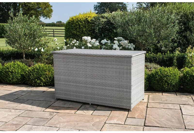 Large rattan shop cushion storage box