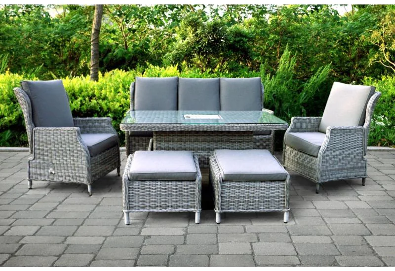 Rattan recliner sale sofa