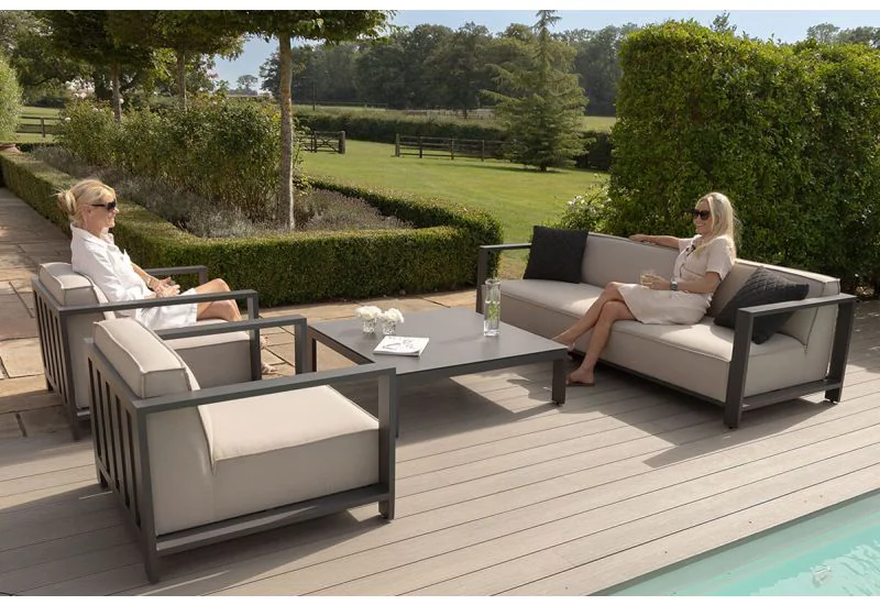 Aluminium outdoor sofa set sale