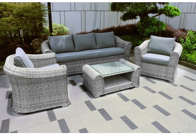 Wicker 3 seater top sofa