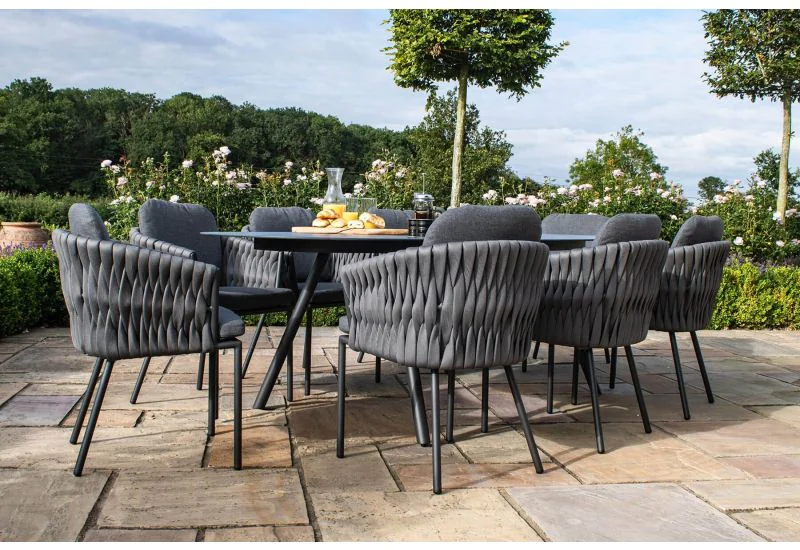 Garden bench best sale dining set