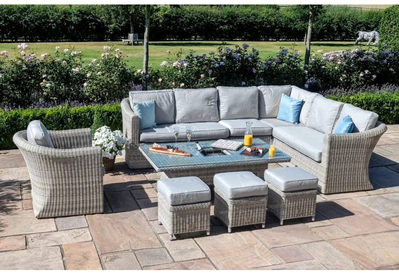 Oxford royal corner store dining sofa set