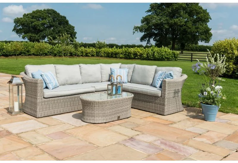 Maze Oxford Large Corner Sofa Set| Rattan Furniture Fairy