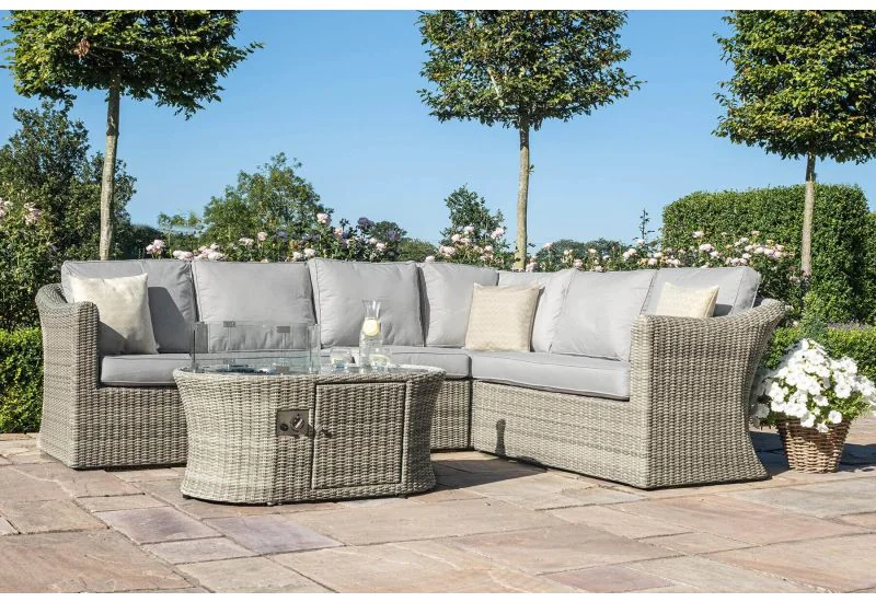 Maze rattan barcelona cheap corner sofa set