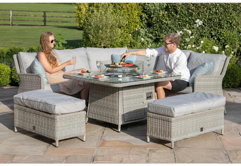 Maze rattan top oxford sofa set