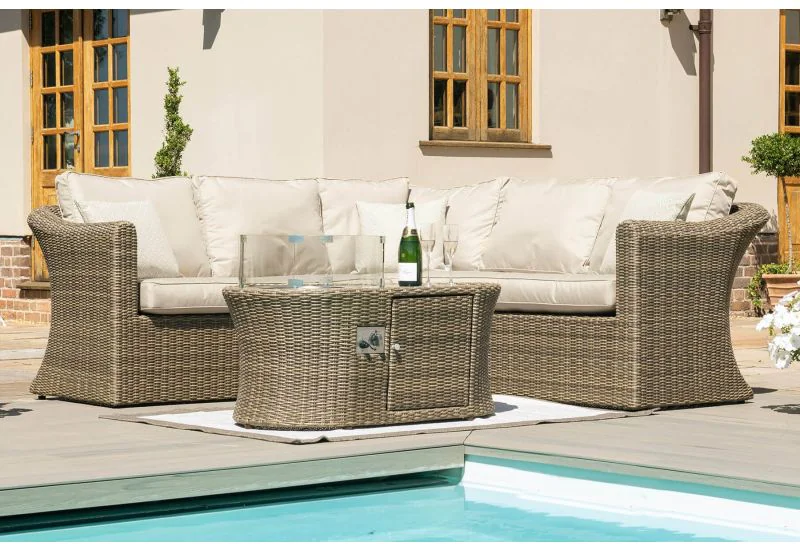 Small rattan on sale couch