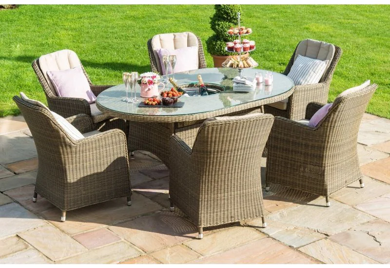 Maze rattan venice corner dining set deals