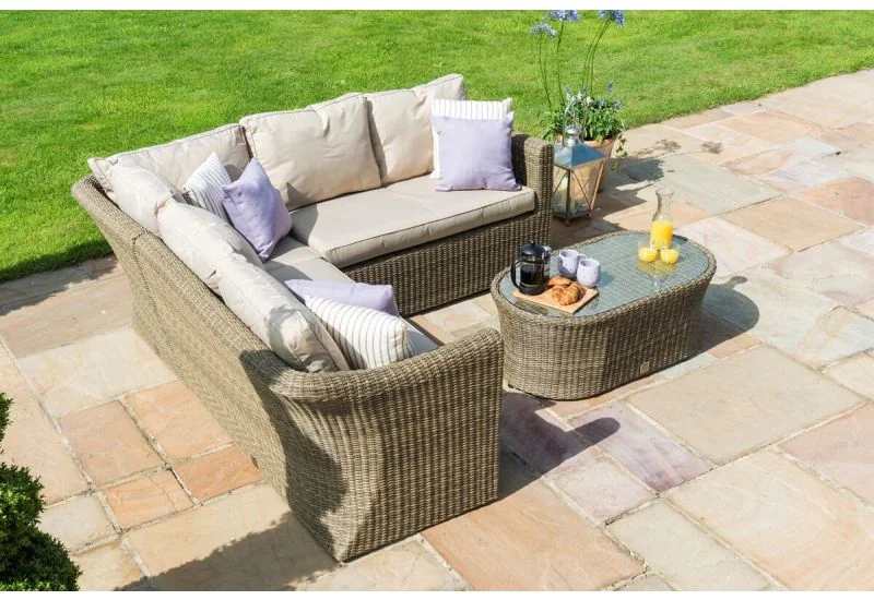 Mini corner sofa 2025 garden